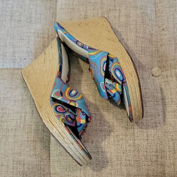 Y2K Go Max "Groovy" Espadrille wedges - Picture 2 of 7